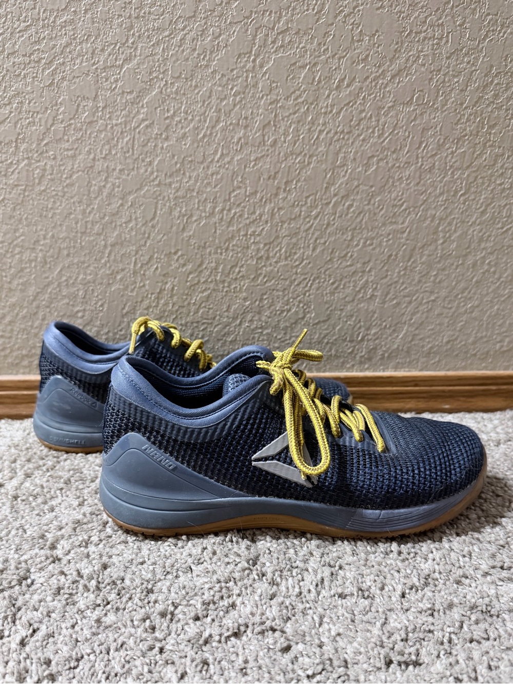 Reebok CrossFit Nano 8 Flexweave Blue Gold Gum Sole (Women’s Size 8)